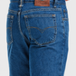 Jeans Straight Azul Petróleo Hombre
