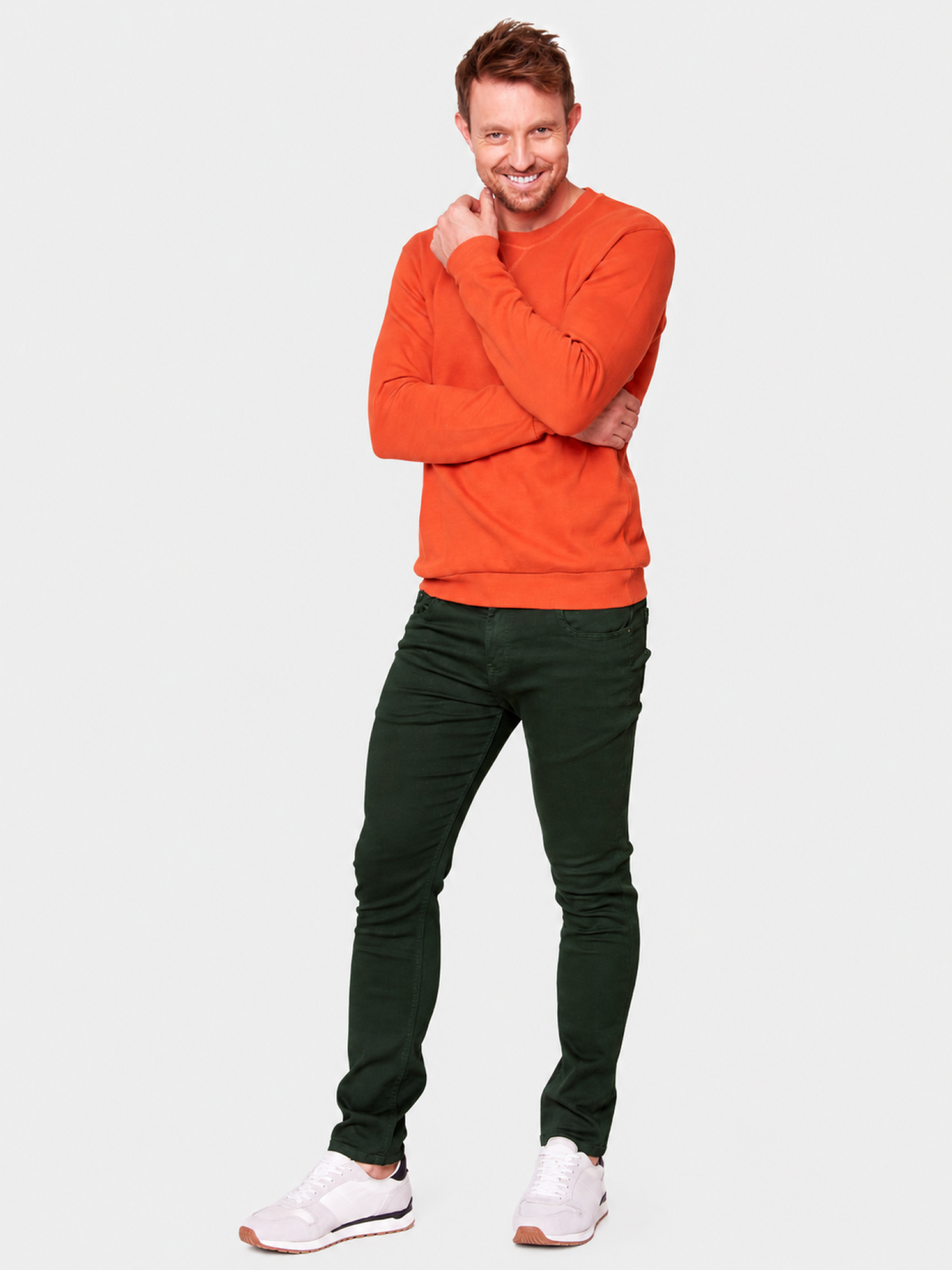 MEN'S SKINNY KHAKI TWILL PANTS 5501
