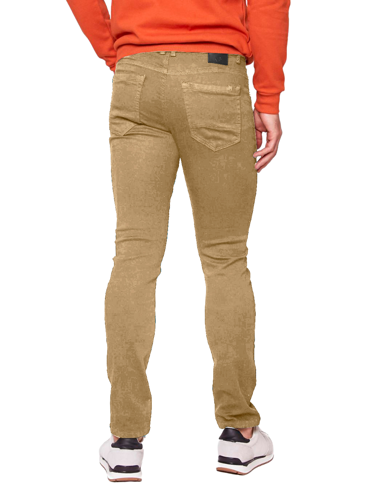Pantalón Gabardina Skinny Stretch Tipo Jean Kakhy Hombre Edward’s 5501