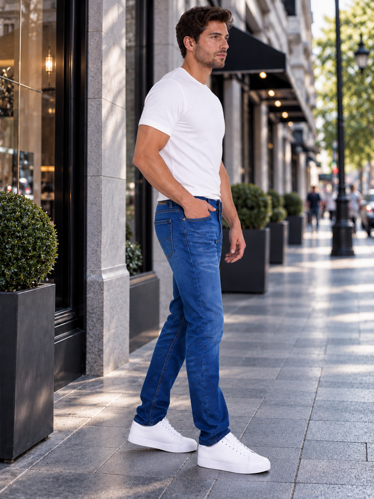 Jeans Slim Azul medio Hombre Edwards 5504