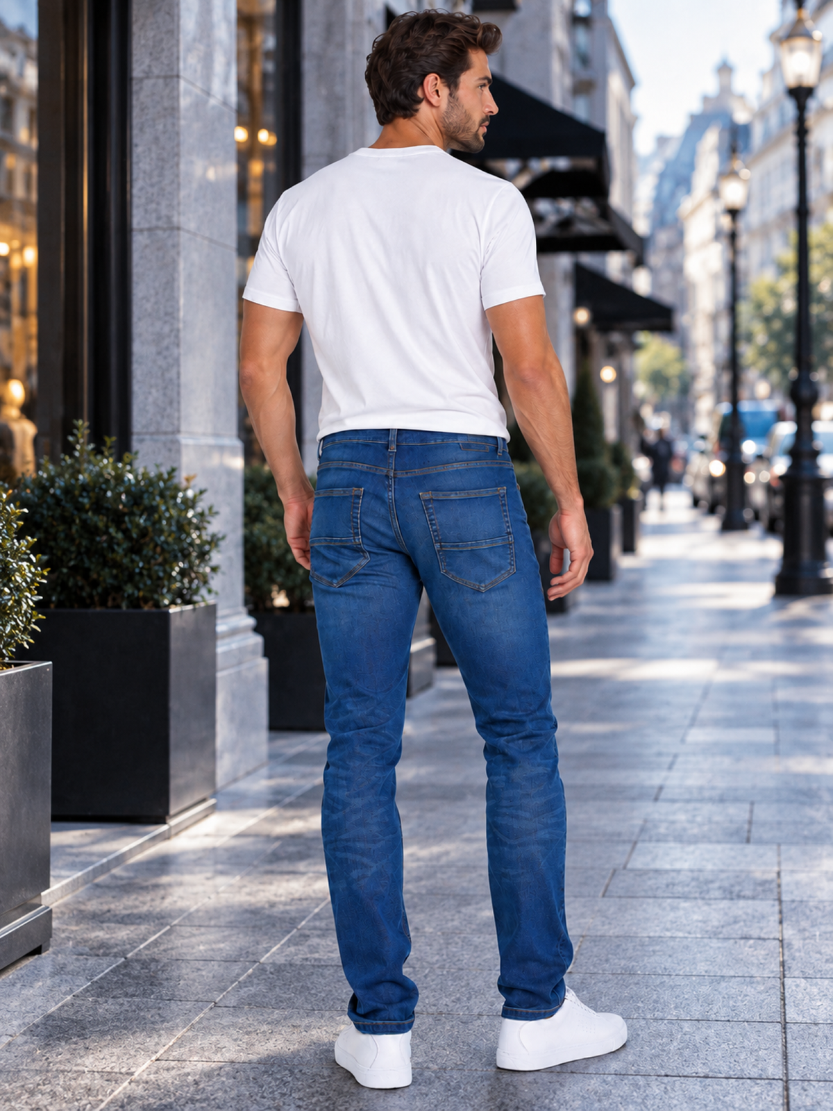 Jeans Slim Azul medio Hombre Edwards 5504