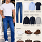 Jeans Slim Azul medio Hombre Edwards 5504