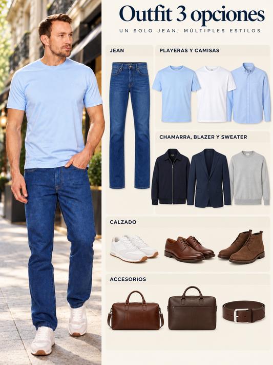CLASSIC MEN'S DENIM PANTS 6200