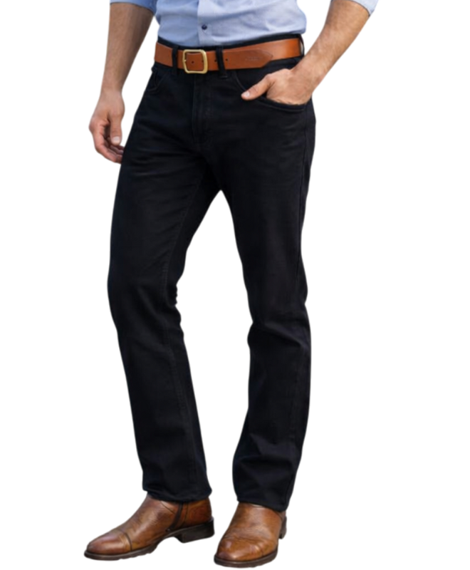 Pantalón de mezclilla azul marino para hombre classic african blue