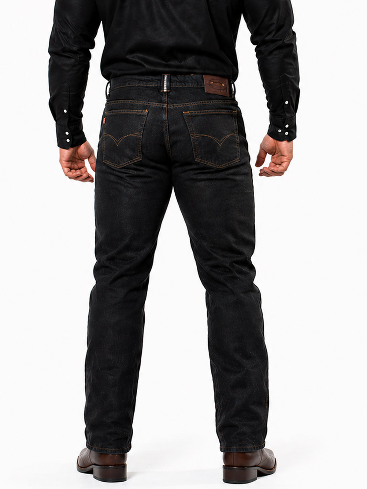 Jeans Recto Hombre Tallas Grande Tiro Alto Grafito Edward’s 7500