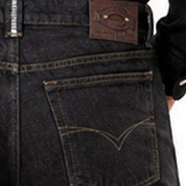 Pantalón Mezclilla Straight Hombre Grafito Edward’s