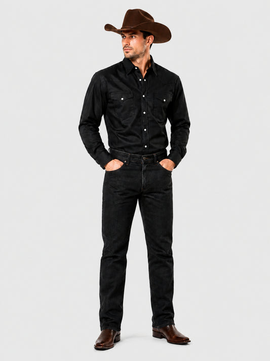 Men's Jeans 7500 | Graphite Black | Straight Cut | Edward's