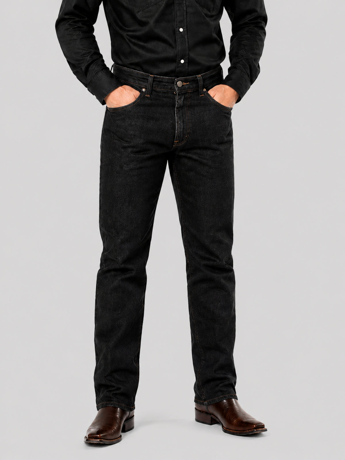 Men's Jeans 7500 | Graphite Black | Straight Cut | Edward's