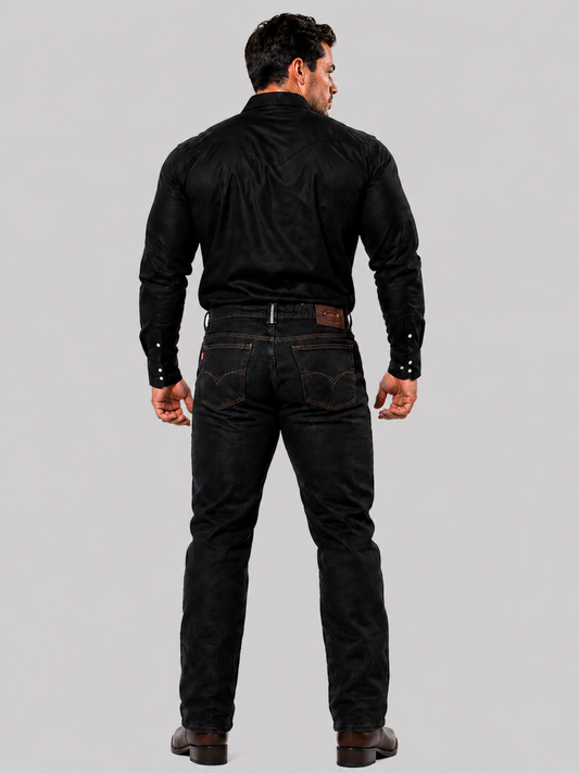 Men's Jeans 7500 | Graphite Black | Straight Cut | Edward's