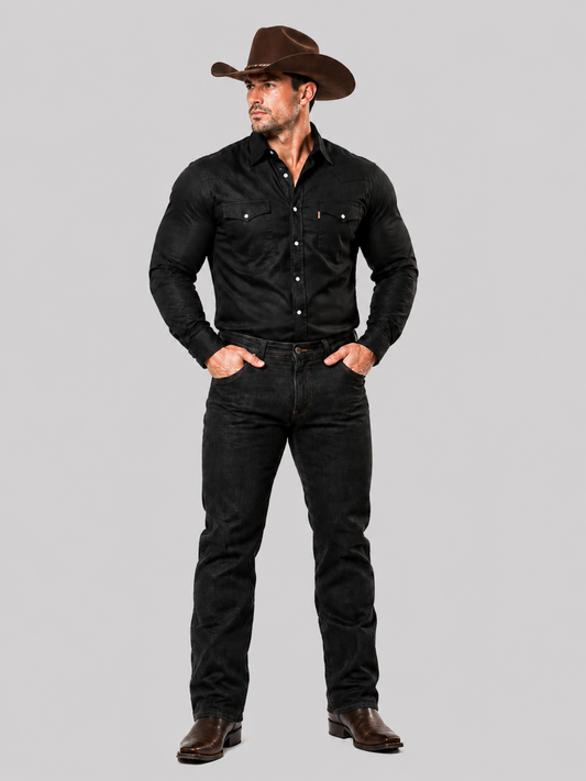 Men's Jeans 7500 | Graphite Black | Straight Cut | Edward's
