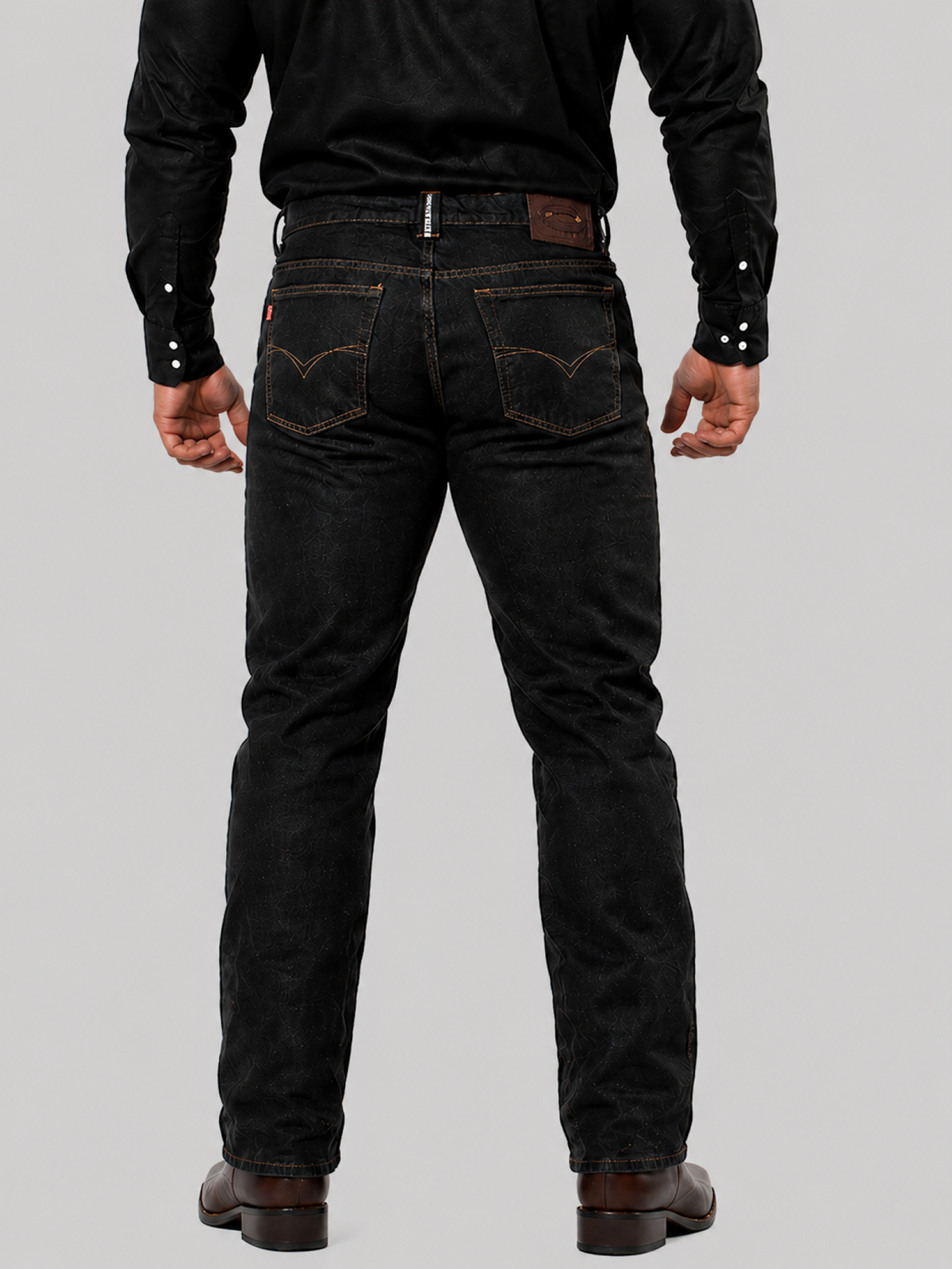 Men's Jeans 7500 | Graphite Black | Straight Cut | Edward's