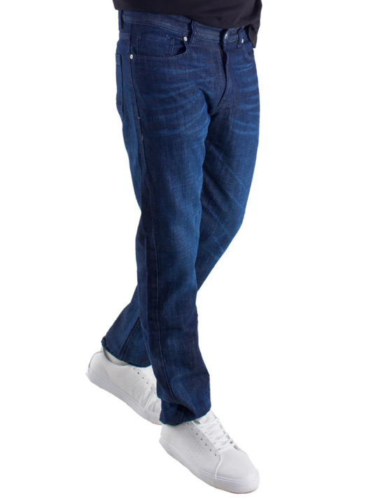 Jeans Slim Stretch Azul Petróleo Hombre Edward’s 7701