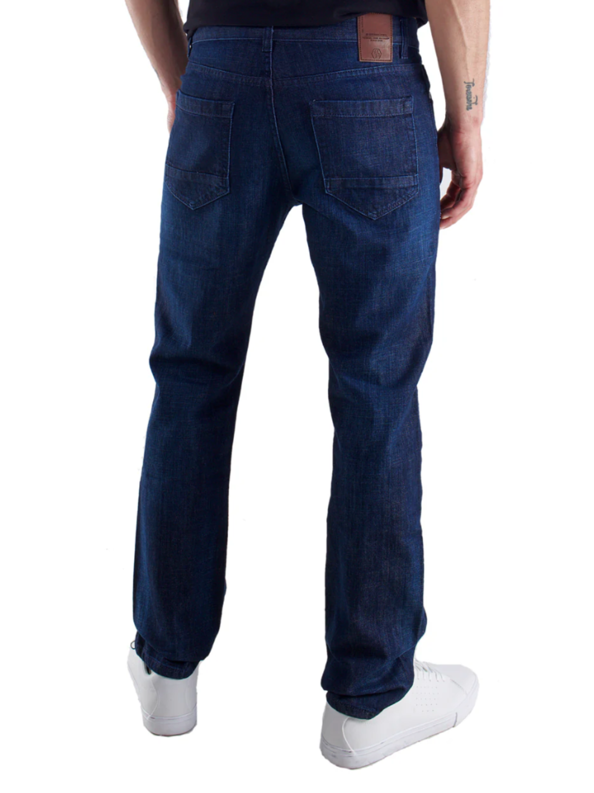 Jeans Slim Stretch Azul Petróleo Hombre Edward’s 7701