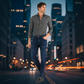 MEN'S SLIM DENIM PANTS 7701