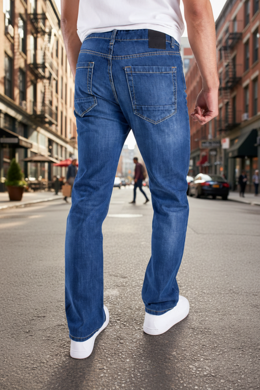 MEN'S SLIM DENIM PANTS 7702
