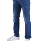 Jeans Slim Stretch Azul Medio Deslavado Hombre Edward’s 7702