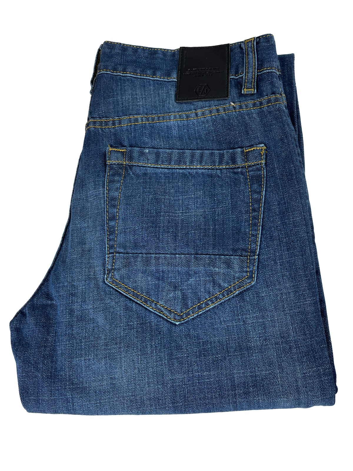 Jeans Slim Stretch Azul Medio Deslavado Hombre Edward’s 7702