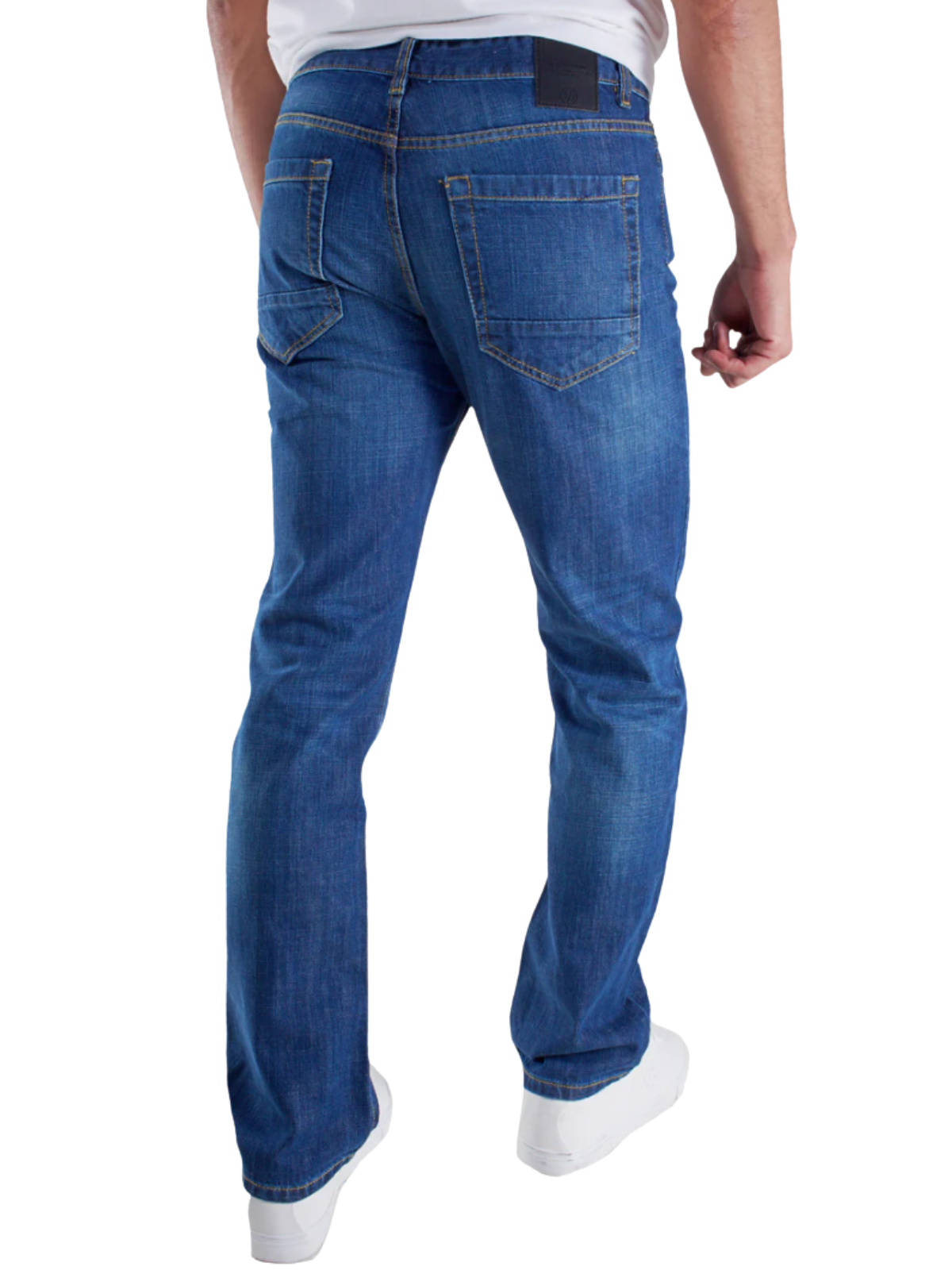 Jeans Slim Stretch Azul Medio Deslavado Hombre Edward’s 7702