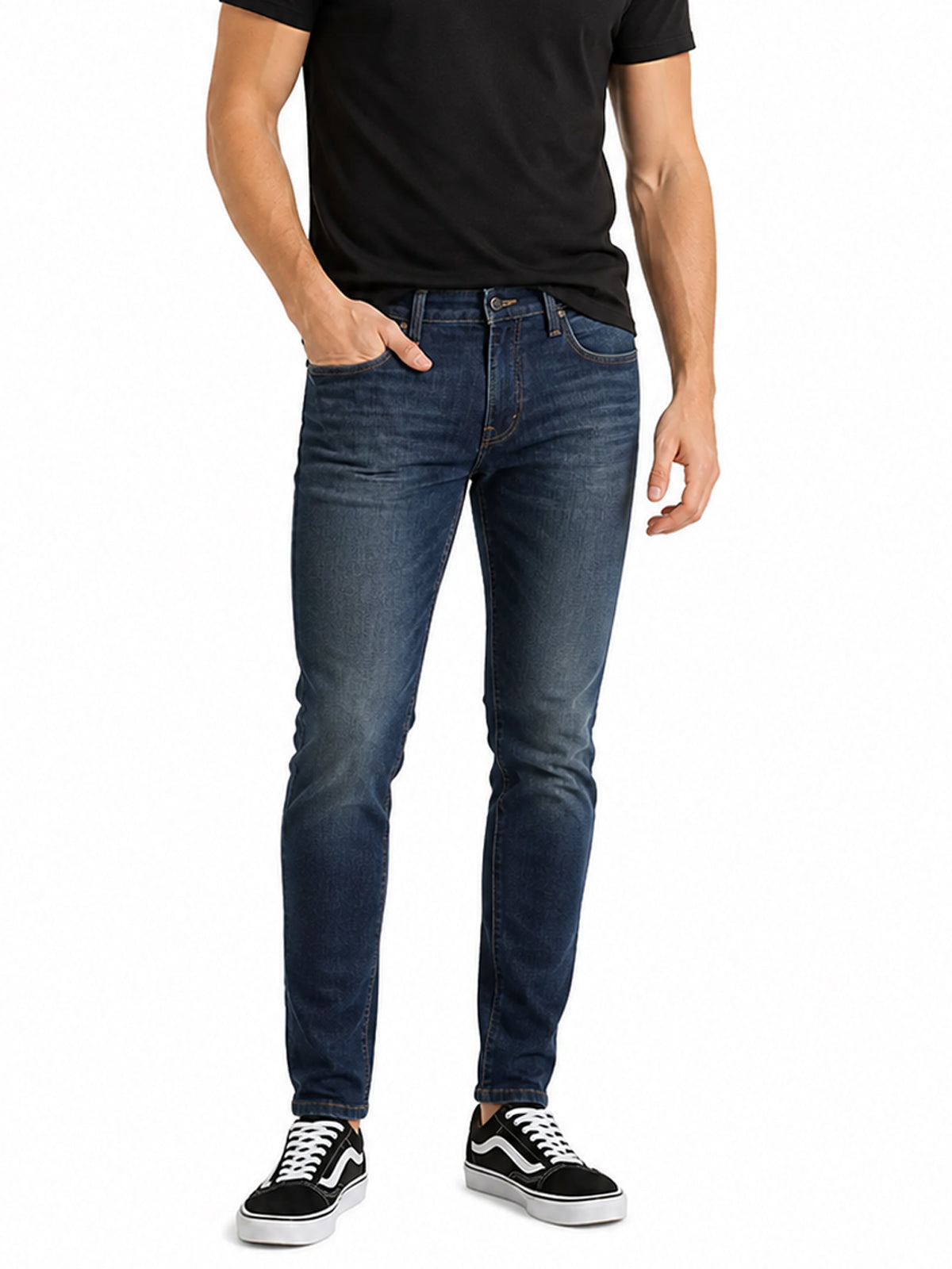 Jeans Hombre Skinny Azul Oscuro Edward's 8010