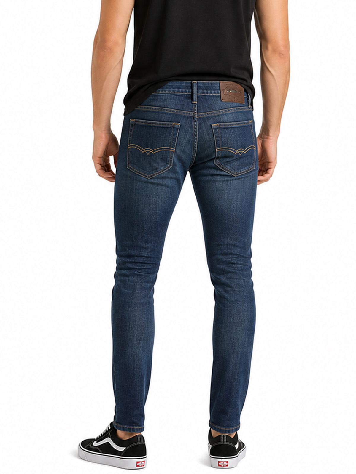 Jeans Hombre Skinny Azul Oscuro Edward's 8010