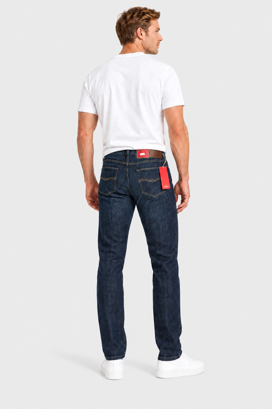 Jeans Skinny Oscuro Hombre Edwards 8113