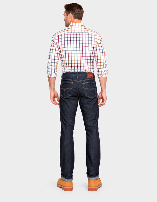 Jeans Slim Azul Hombre Edwards 81