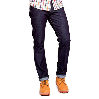Jeans Slim Stretch Azul Petróleo Hombre Edward’s 81