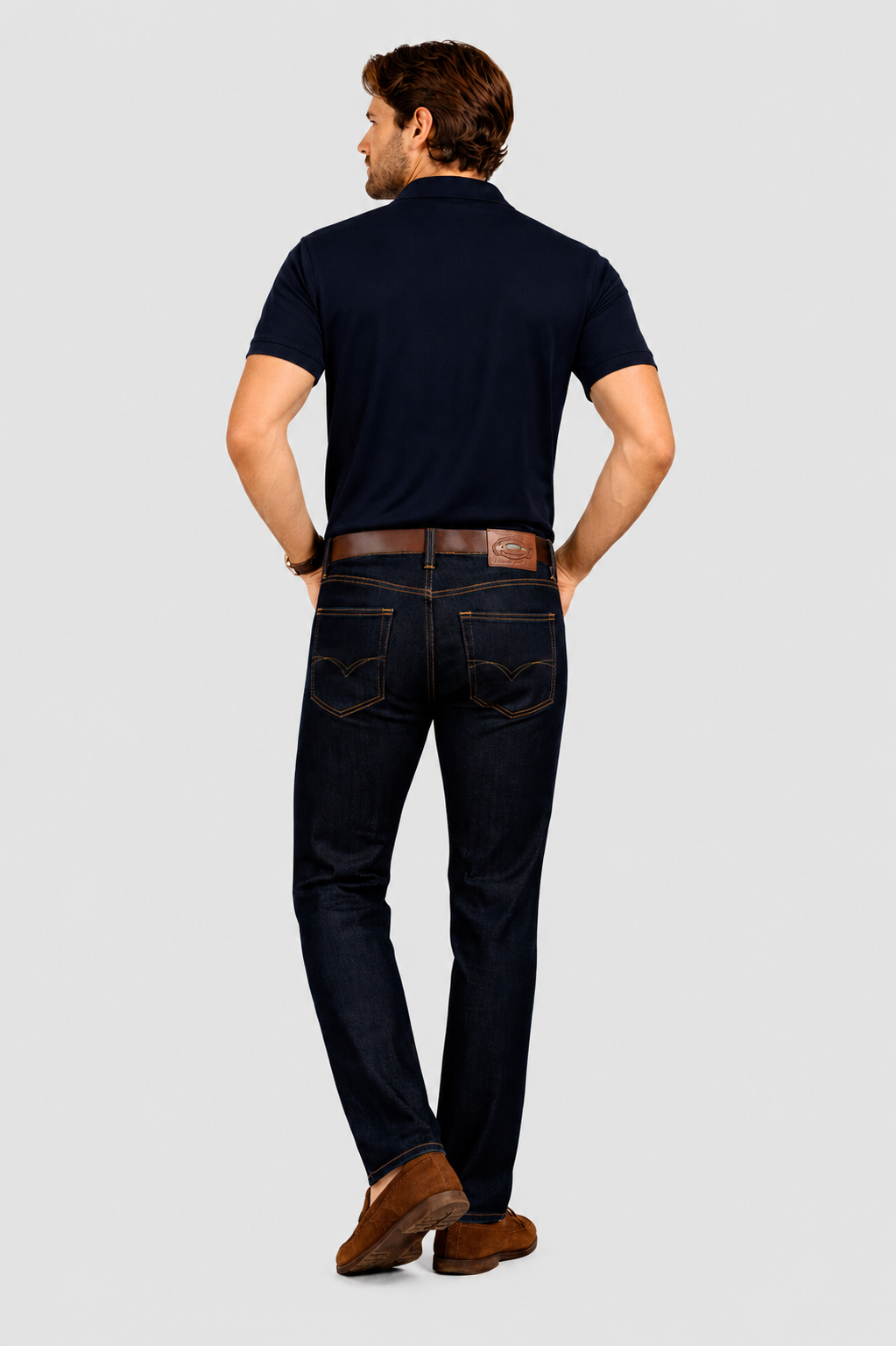 Jeans Slim Oscuro Hombre Edwards 831