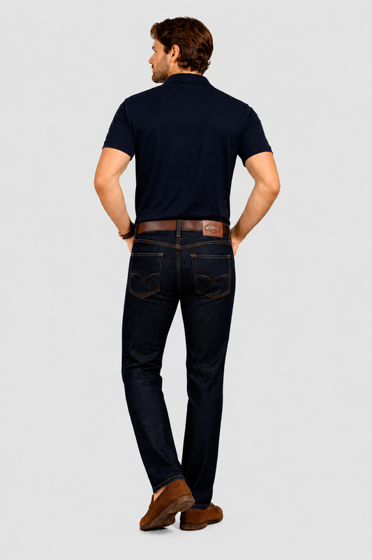 Jeans Slim Oscuro Hombre Edwards 831