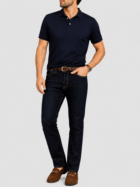 Jeans Slim Oscuro Hombre Edwards 831
