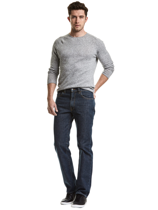 Jeans Hombre Recto Denim Azul Oscuro Edward's 988