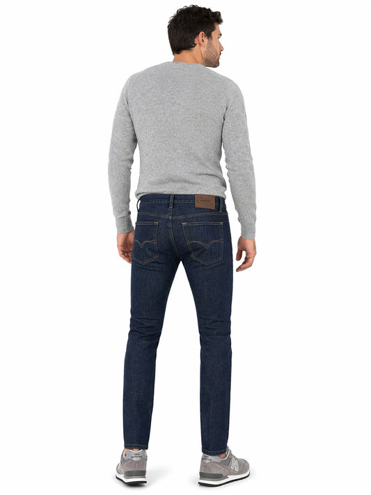 Jeans Hombre Skinny Stretch Denim Azul Oscuro Edward's 114