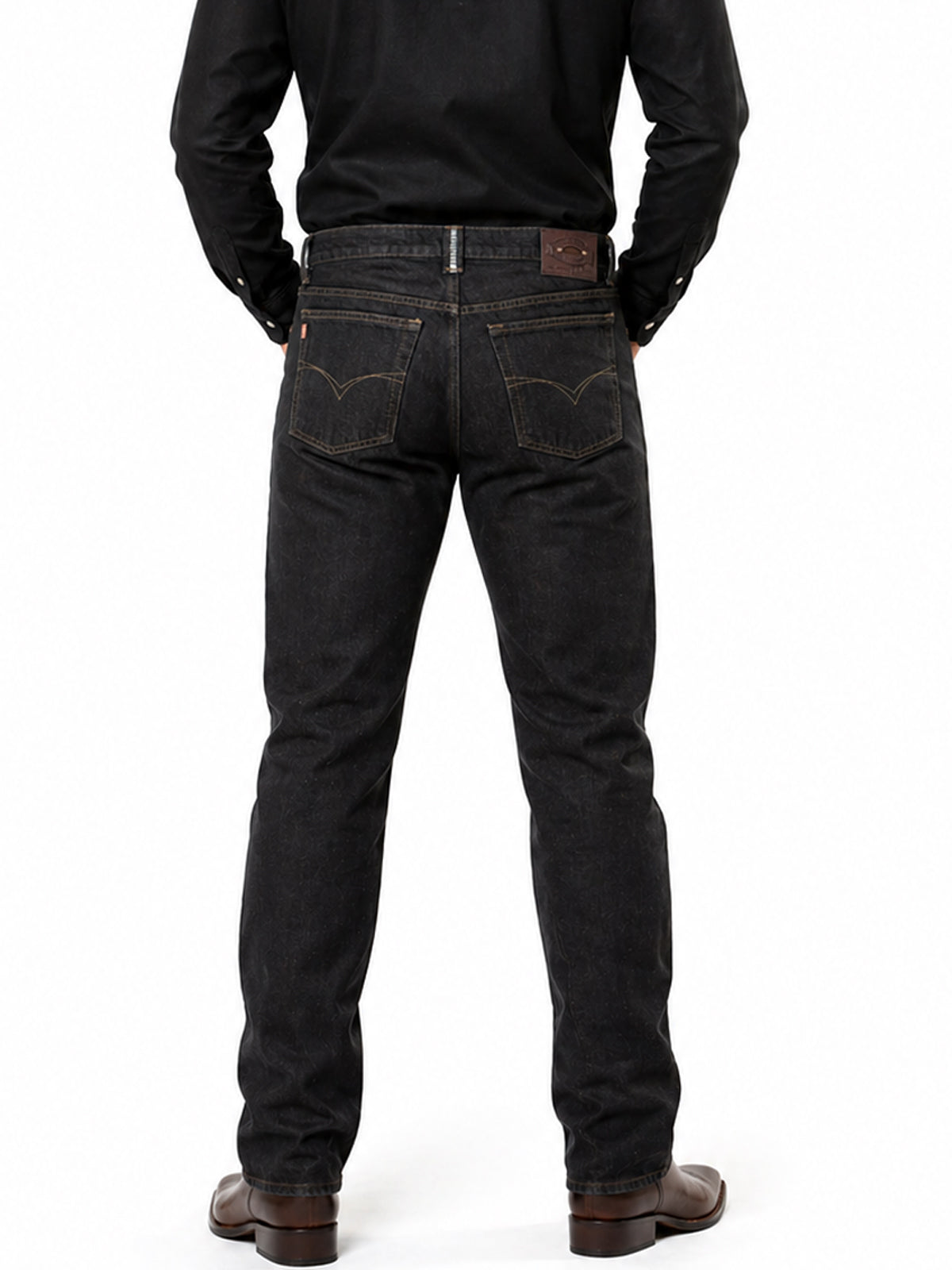 Jeans Recto Hombre Tiro Alto Grafito Edward’s 7500