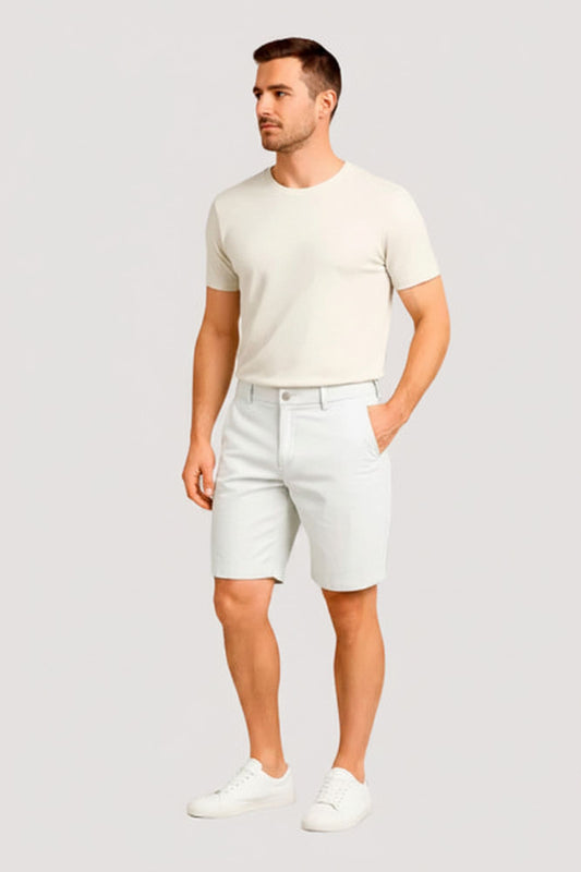 Bermudas Mezclilla Blanca Hombre Edwards