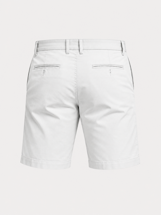Men's olive green denim Bermuda shorts