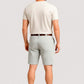 Men's gray denim Bermuda shorts