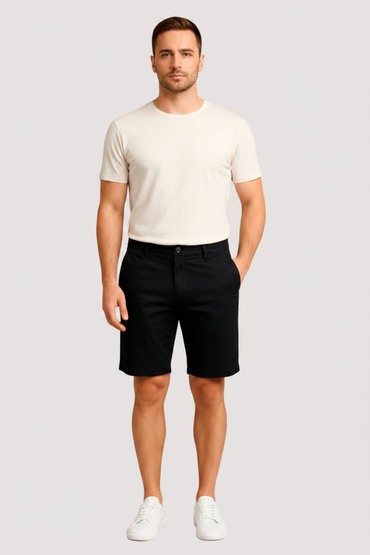 Bermudas Mezclilla Negra Hombre Edwards