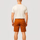 Men's ochre denim Bermuda shorts