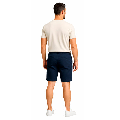 Pantalón Corto Chino Hombre Algodón Marino Edward's