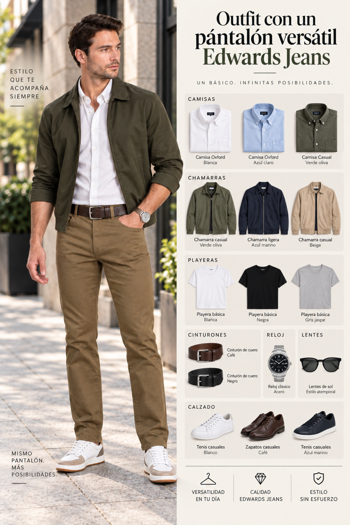 BOSS BAMBI MEN'S TRENCH TROUSERS