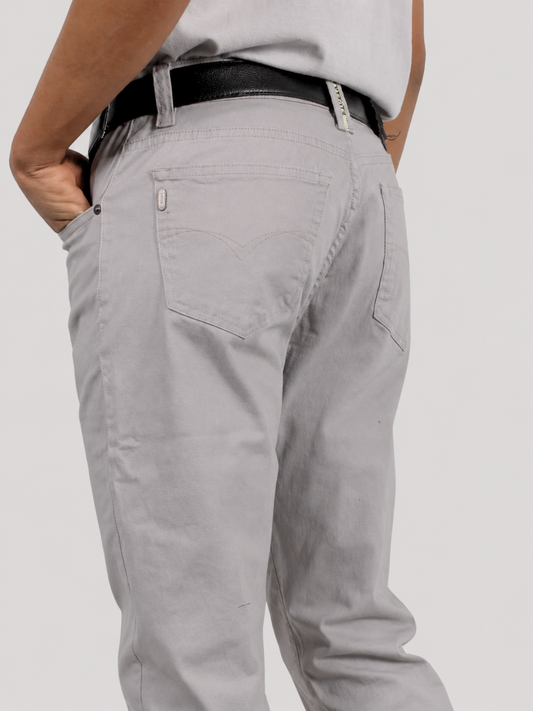 BOSS BEIGE MEN'S TWELLING TROUSERS