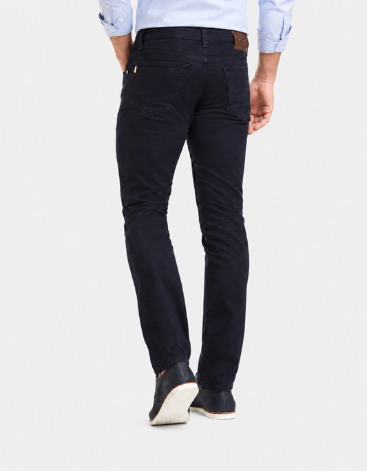 Pantalón Gabardina Slim Azul Hombre