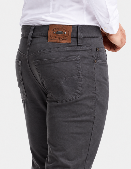 Pantalón Gabardina Slim Oxford Hombre