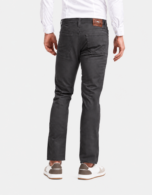 Pantalón Gabardina Slim Oxford Hombre