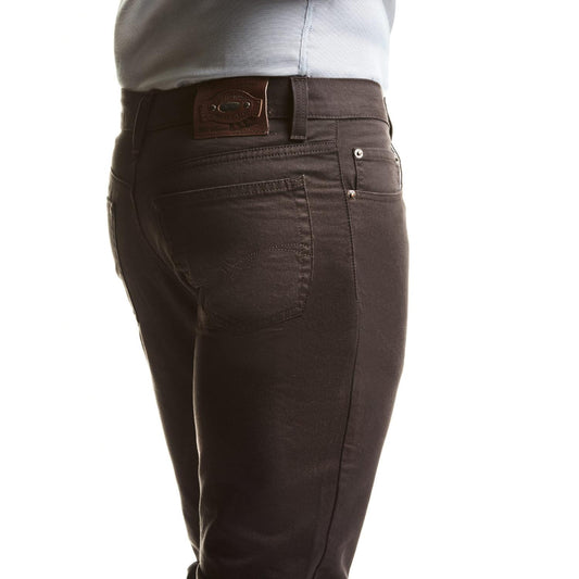MEN'S SLIM NAVY TRENCH TROUSERS