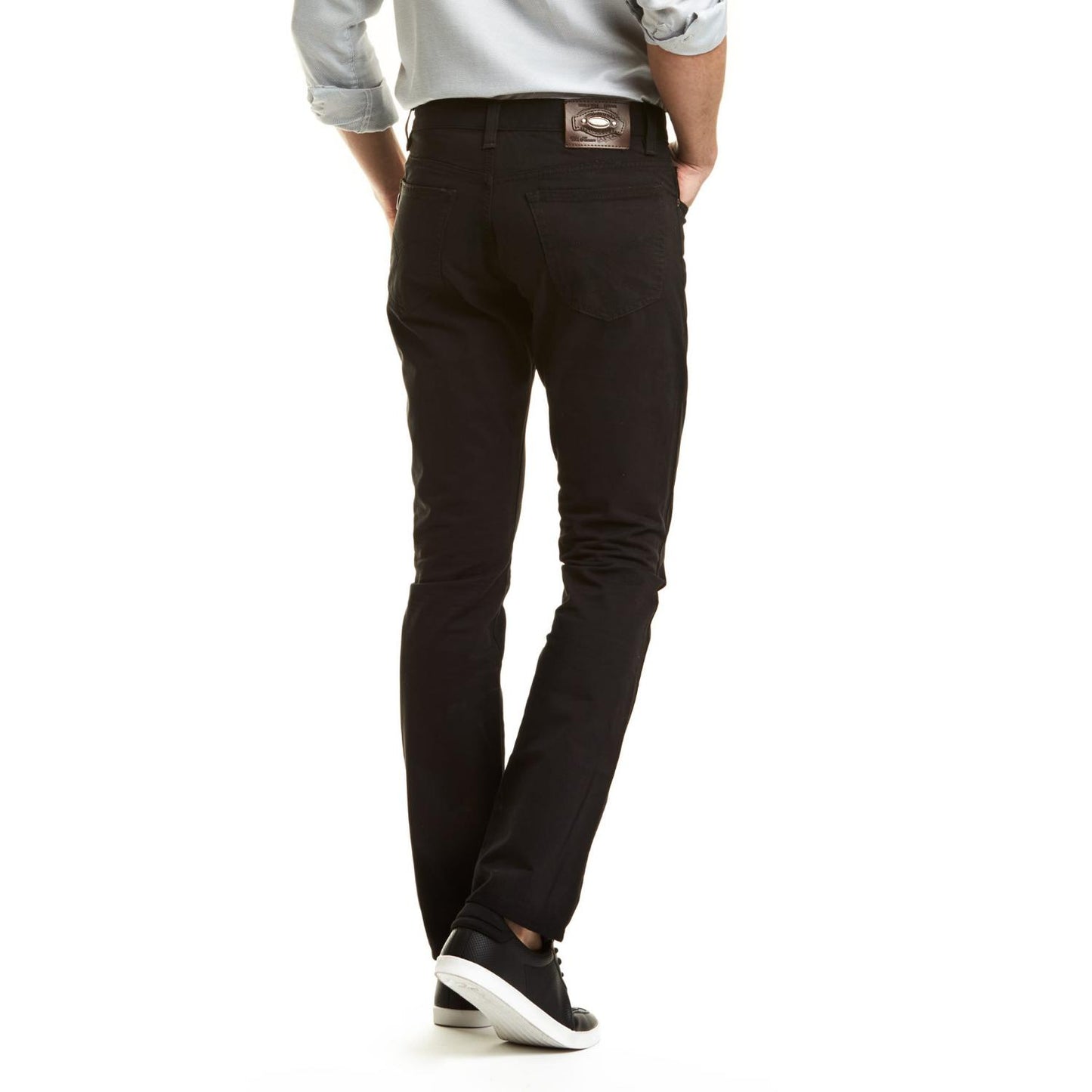 MEN'S SLIM NAVY TRENCH TROUSERS