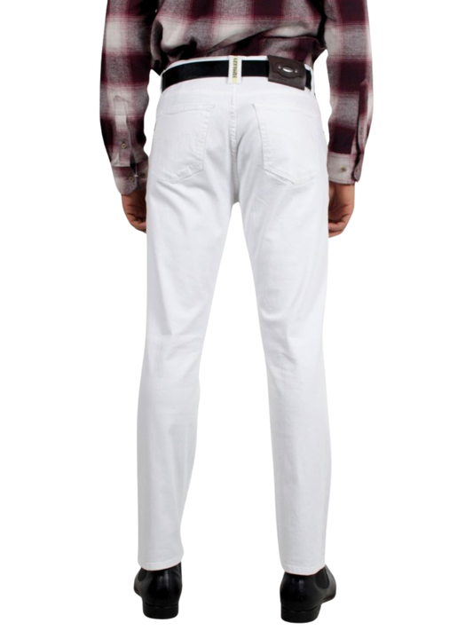 Pantalón Recto Hombre Gabardina Blanco Edward's