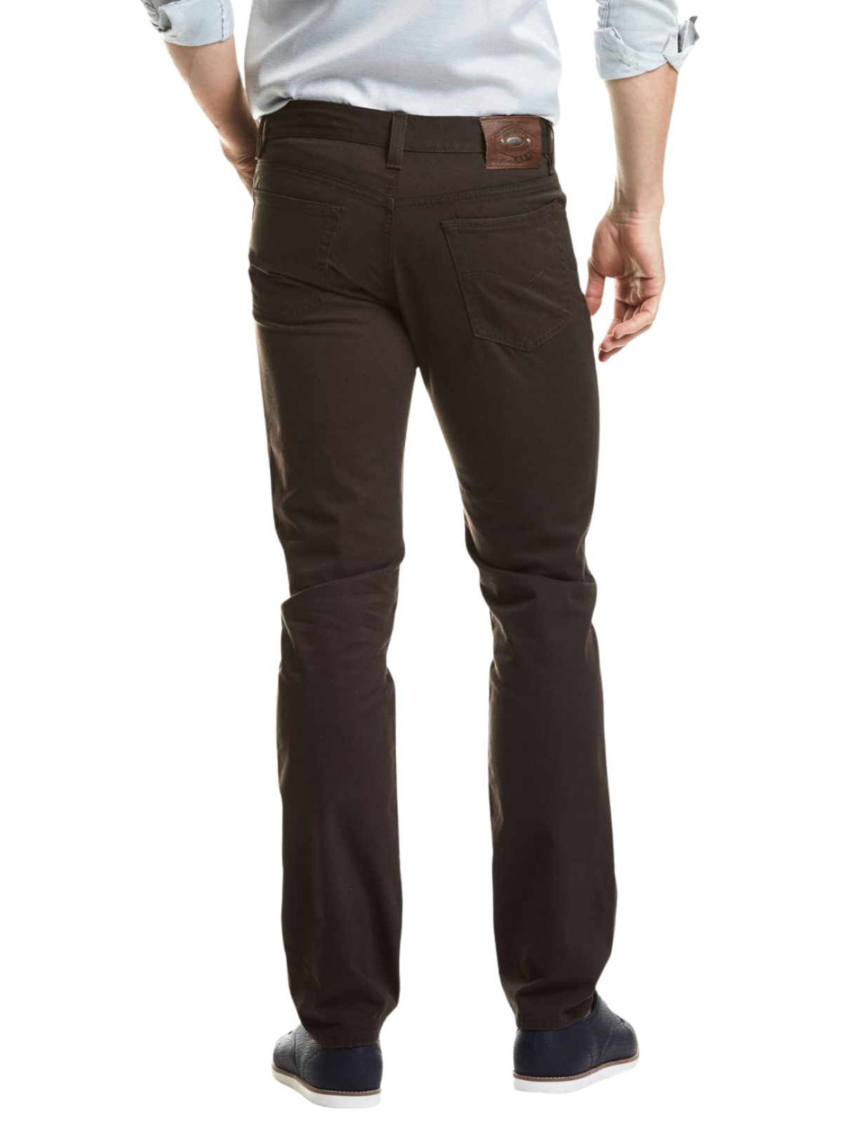 Pantalón Hombre Slim Edición Gabardina Tipo Jean Espresso Edward's Slim
