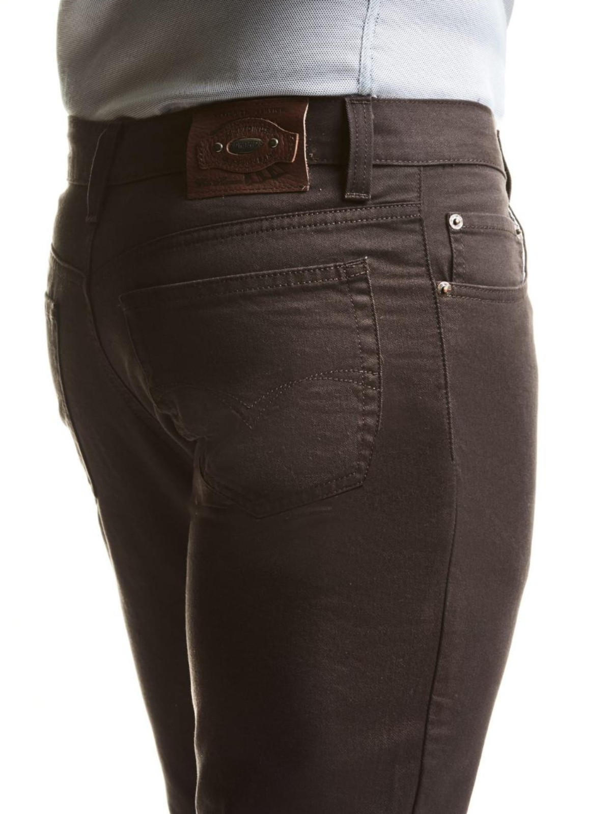Pantalón Hombre Slim Edición Gabardina Tipo Jean Espresso Edward's Slim