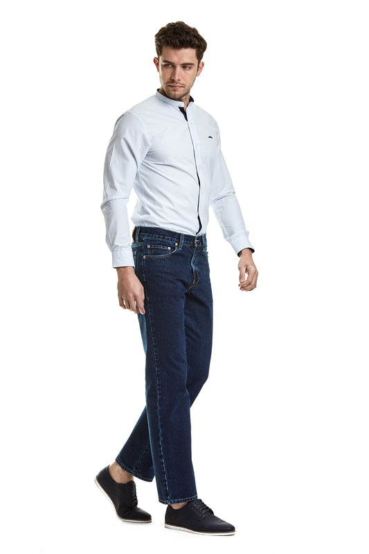 Jeans Recto Hombre Denim Índigo Profundo Edward's® 2630